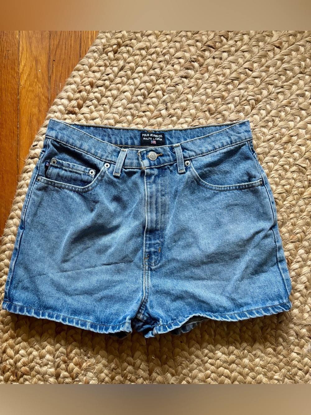 Vintage Y2K 90s Polo Ralph Lauren Denim Shorts - Picture 4 of 7